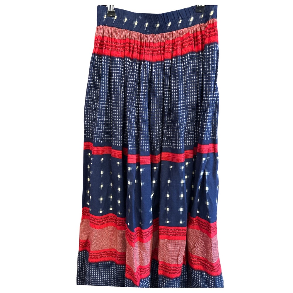 Vintage Stonebridge Patchwork Prairie Tiered Maxi… - image 2